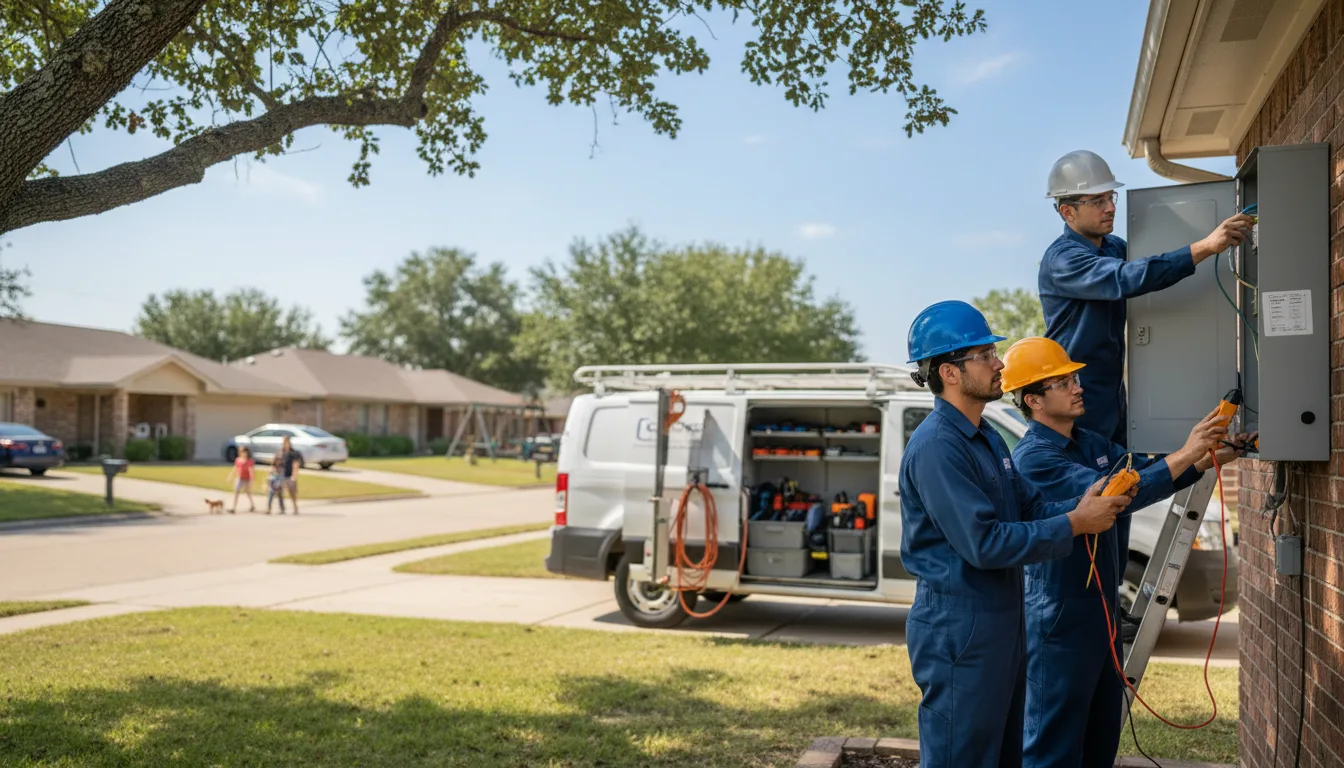 Certified electrician providing emergency electrical services in Conway, WA